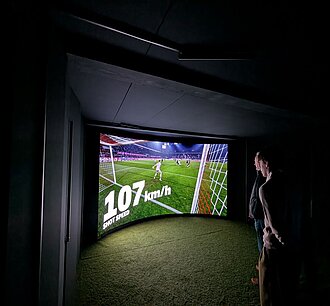Simulación de un estadio para la liga de fútbol alemana (DFL)