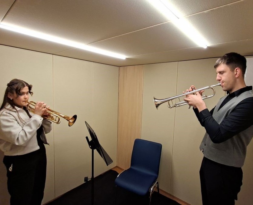 Brass Band EM: Übekabinen für die Elite der Blechbläser