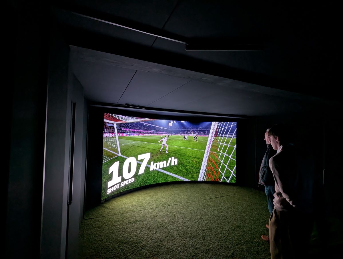 Simulación de un estadio para la liga de fútbol alemana (DFL)